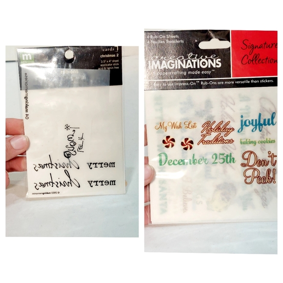 Rub on transfer Christmas bundle (996) - Picture 7 of 8